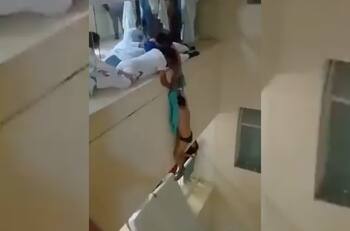 VIDEO | Paciente del IMSS en Tlajomulco intenta quitarse la vida