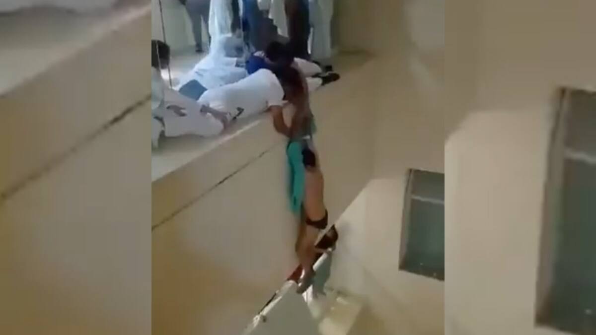 VIDEO | Paciente del IMSS en Tlajomulco intenta quitarse la vida