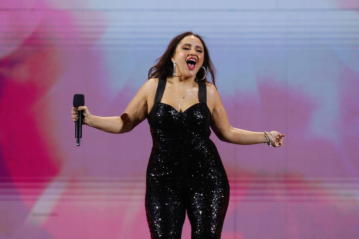 Pamela Leiva se convirtio en una de las ganadores de la primera jornada del Festival de Viña 2023
Foto: Diego Martin / Agencia Uno.