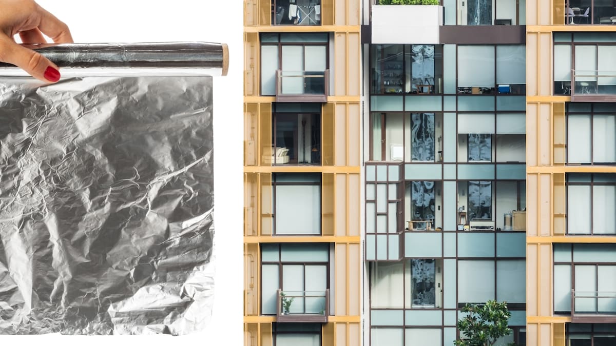 Aguanta la respiración antes de saber por qué todo el mundo está poniendo papel aluminio en sus ventanas