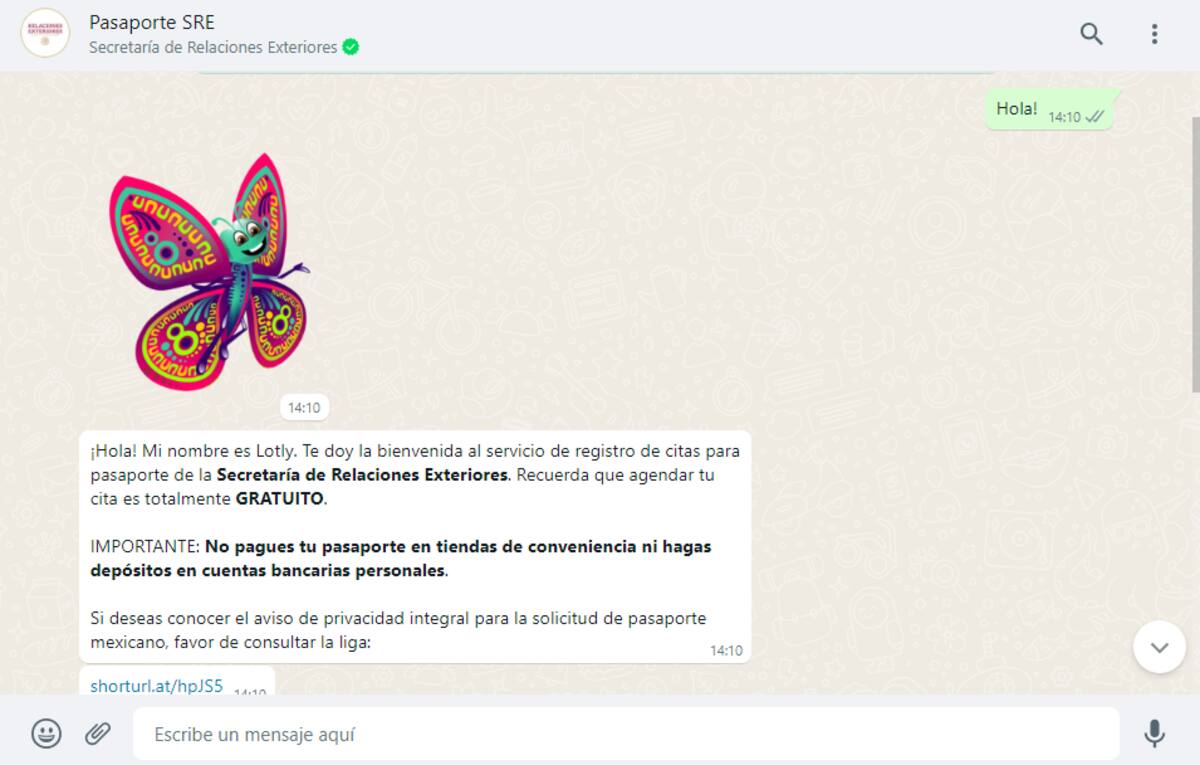 Ahora es más fácil tramitarlo por WhatsApp.