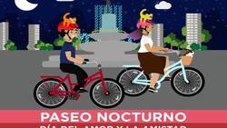 Paseo Nocturno “Muévete en bici”: Conoce la ruta del Día del Amor y la Amistad