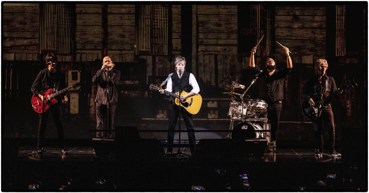 El ex Beatle logró reunir a más de 200 mil personas.