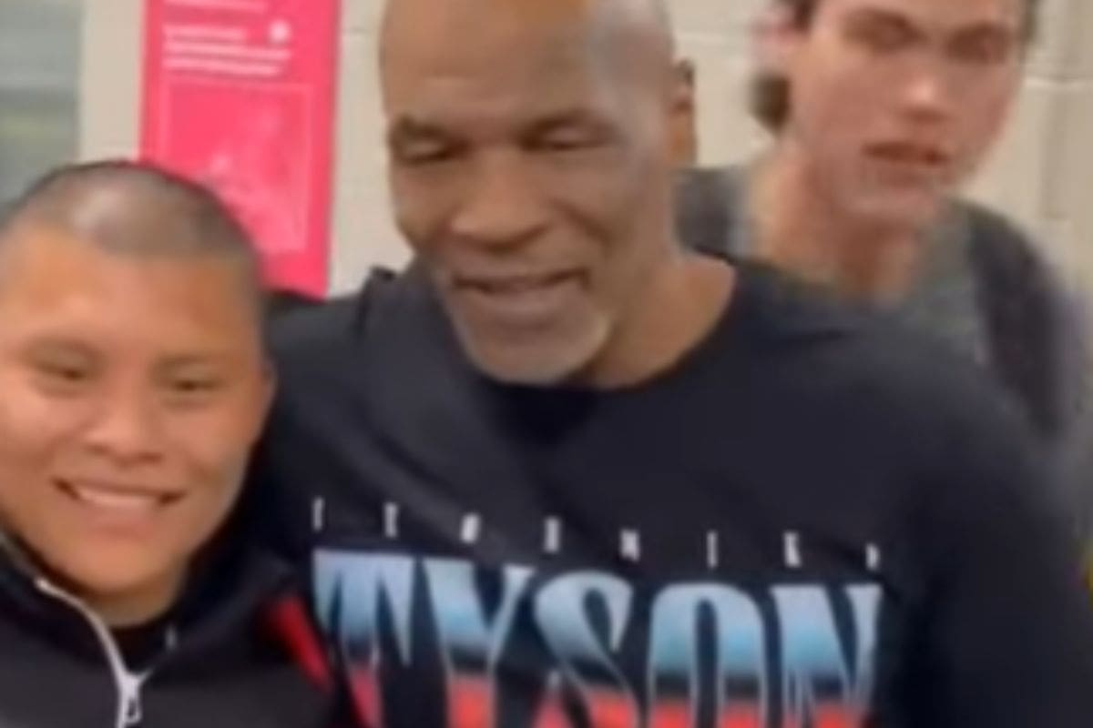 'Pitbull' Cruz por fin conoció a Mike Tyson. (Captura de video)