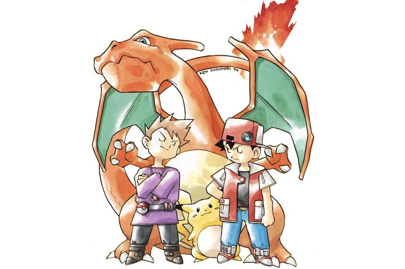 Esta es una de las ilustraciones más icónicas de Ken Sugimori de Pokémon.