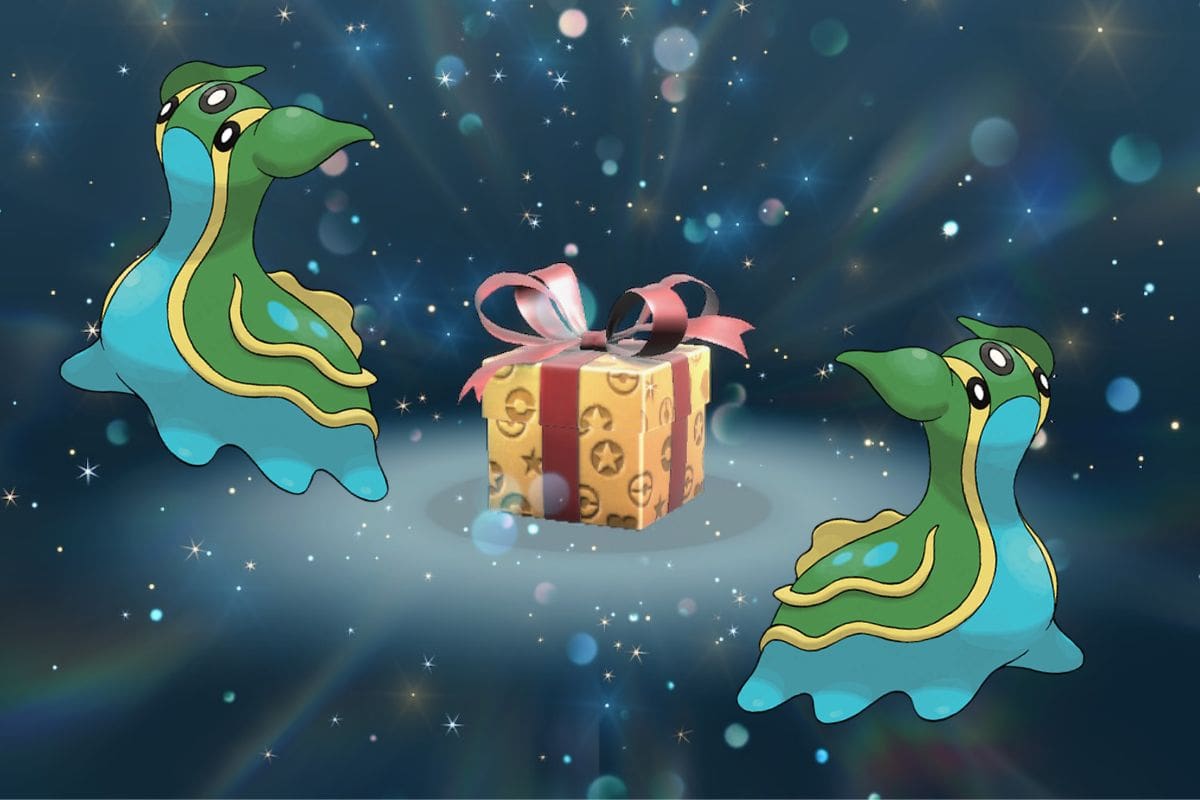 Recibirás un Gastrodon competitivo equipado con Restos y la habilidad Colector. Créditos: Tecno Game - Game Freak.