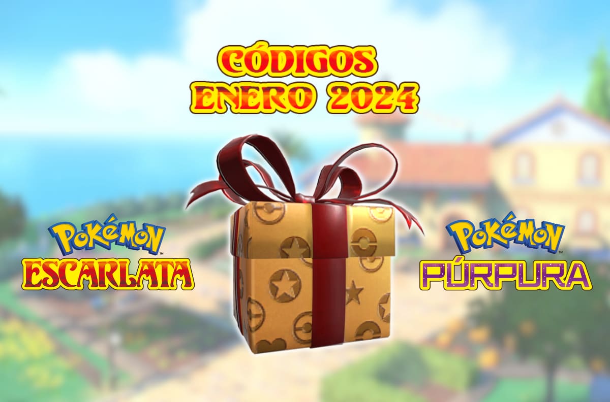 Todos los códigos de Pokémon Escarlata y Púrpura disponibles en enero 2024