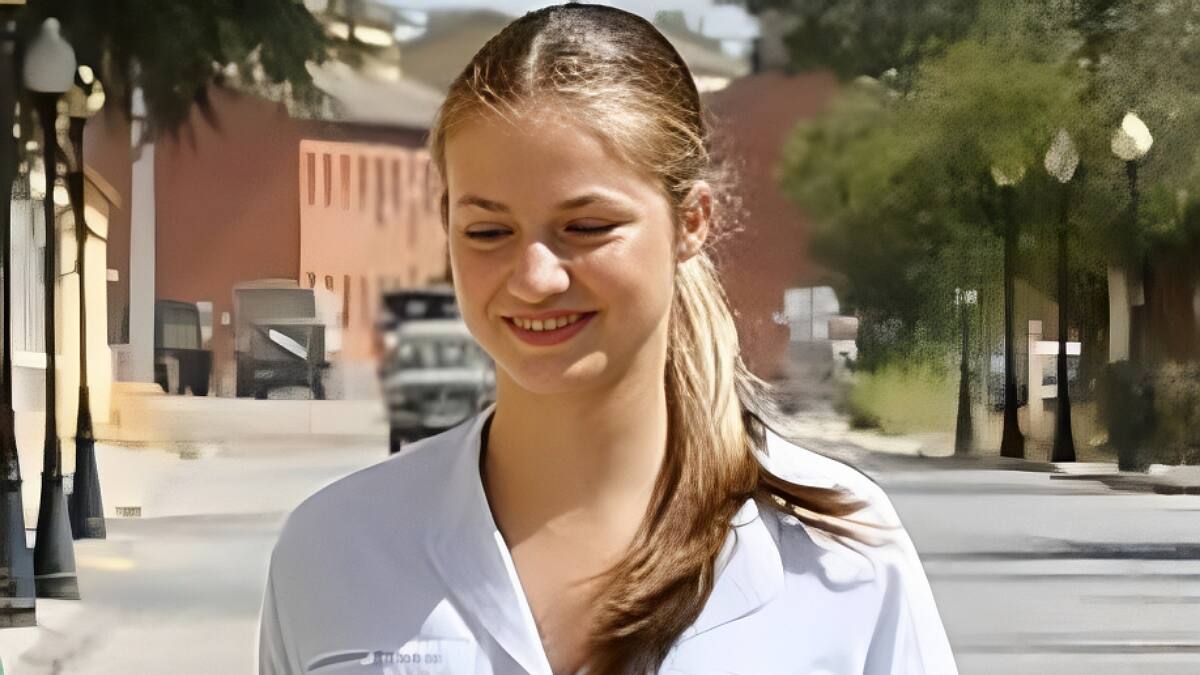 Así ingresó la princesa Leonor ingresa a la academia militar