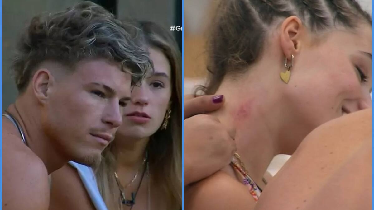 “Me marcaste”: El feo chupón de Raimundo Cerda a Alessia Traverso en “Gran Hermano” Chile