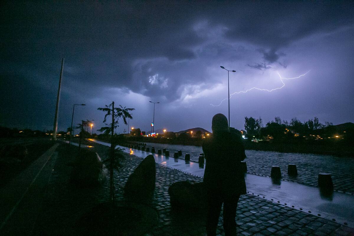 El fenómeno meteorológico se registró en Río Cuarto, al sur de la provincia de Córdoba. Foto: ATON (imagen referencial).