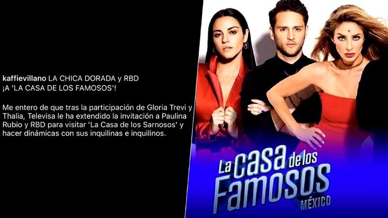 La banda podría hacer alguna aparición sorprensa en La Casa de los Famosos México.