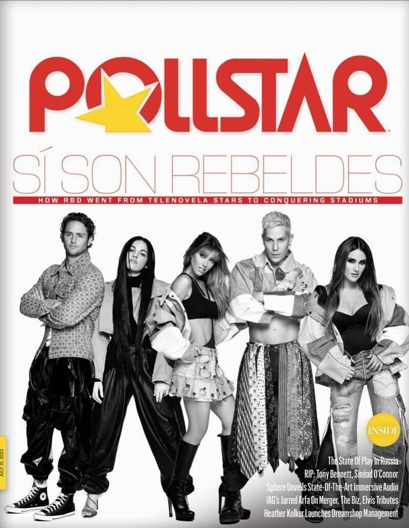 La revista Pollstar dedicó la portada de su publicación a la banda mexicana.