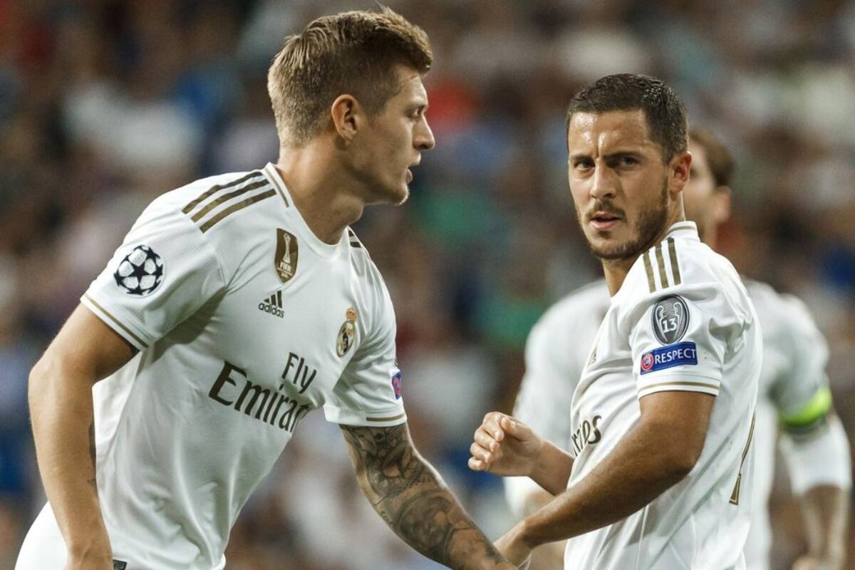 Toni Kroos jugó cuatro temporadas con Eden Hazard