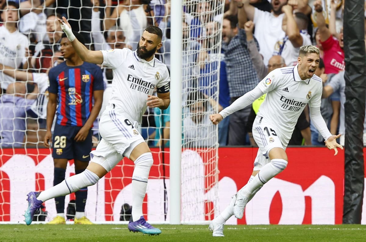 Las estelares formaciones del Real Madrid y Barcelona para jugar hoy las semifinales de Copa del Rey