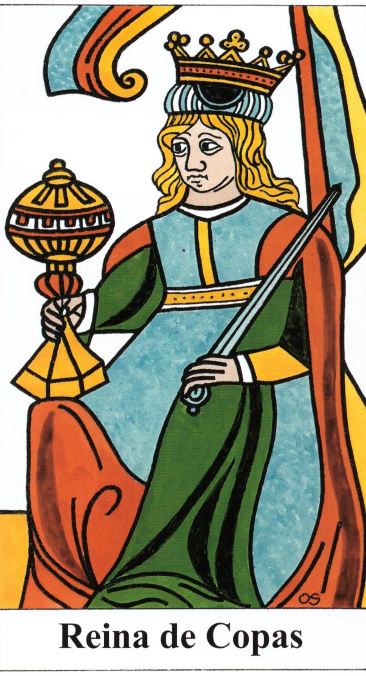 Reina de copas del Tarot de Marsella | Foto: EnLaHora