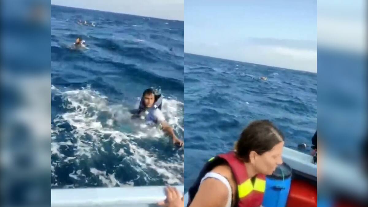 VIDEO | Así fue el rescate de los sobrevivientes de lancha que se volcó en Parque Tayrona