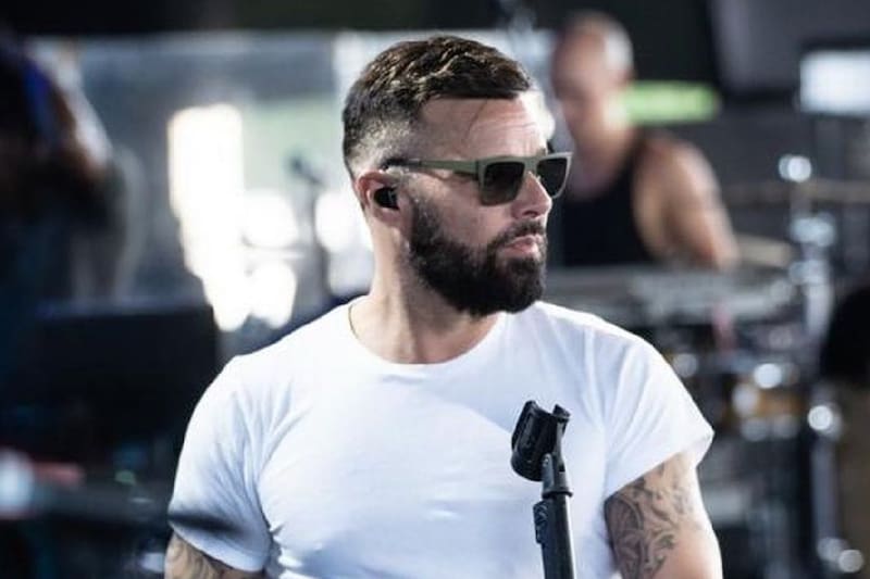 Ricky Martin en la Feria de Puebla.