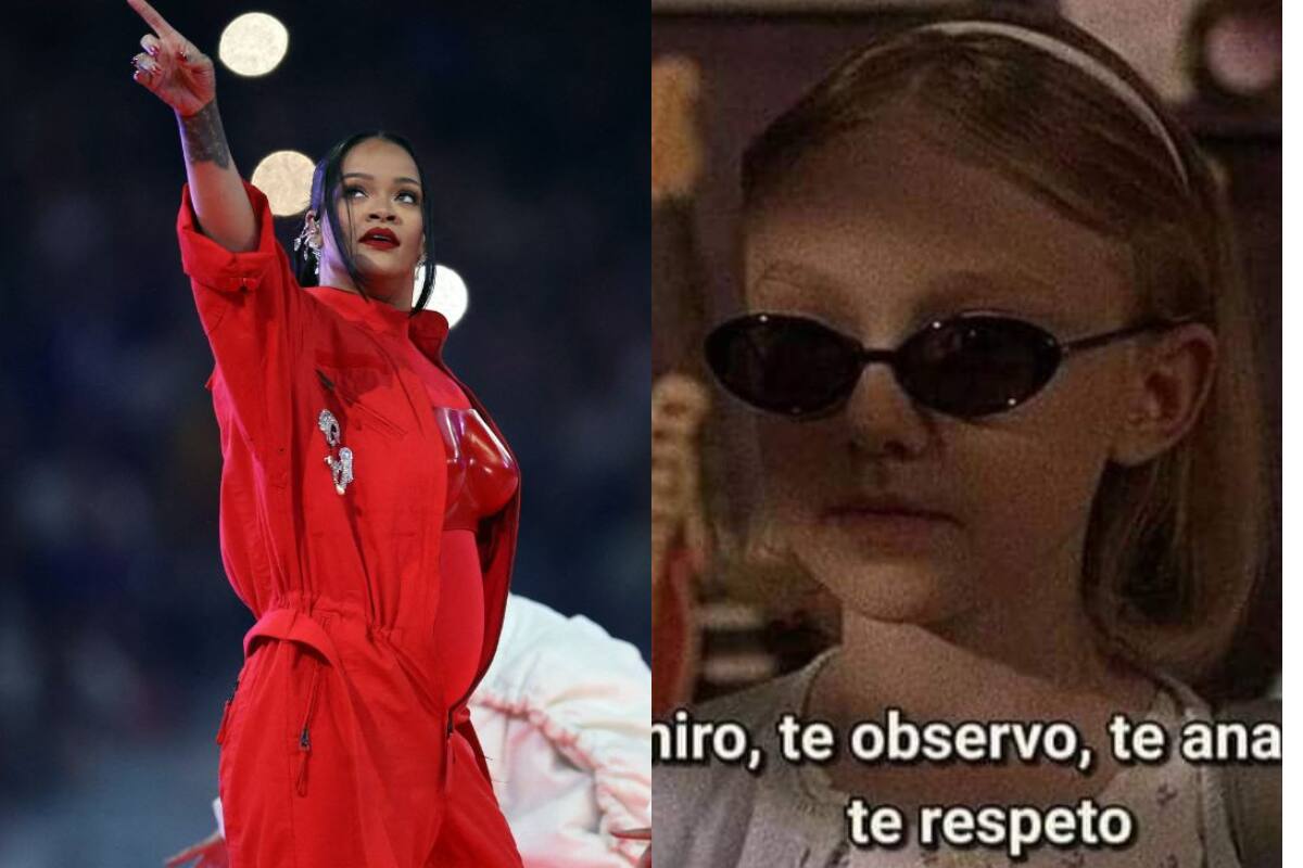 Estos son los mejores memes y reacciones tras el show de medio tiempo de Rihanna en el Super Bowl