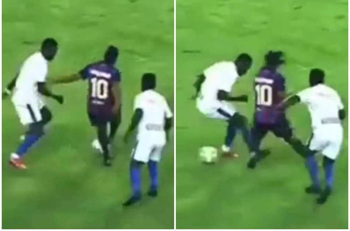 VIDEO | Vuelve la magia: el espectacular túnel de Ronaldinho con el Barcelona Legends
