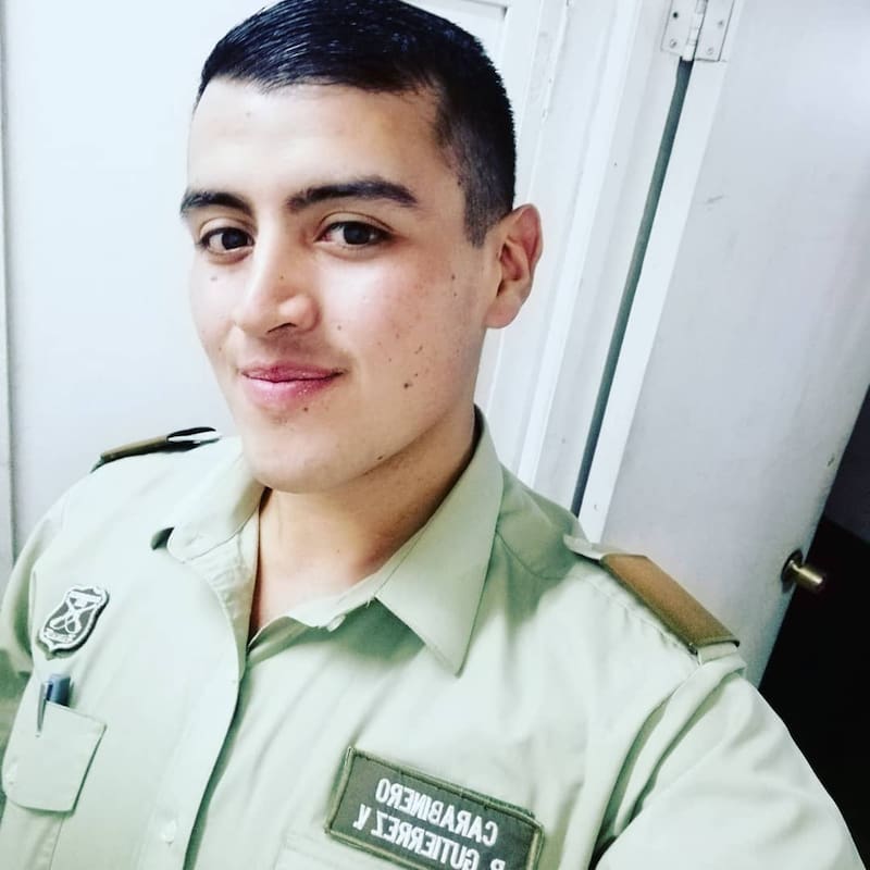 Rubén Gutiérrez, de "Gran Hermano" Chile, era Carabinero