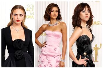 SAG Awards 2023: Revisa los mejores y más excéntricos looks de la alfombra roja de los premios