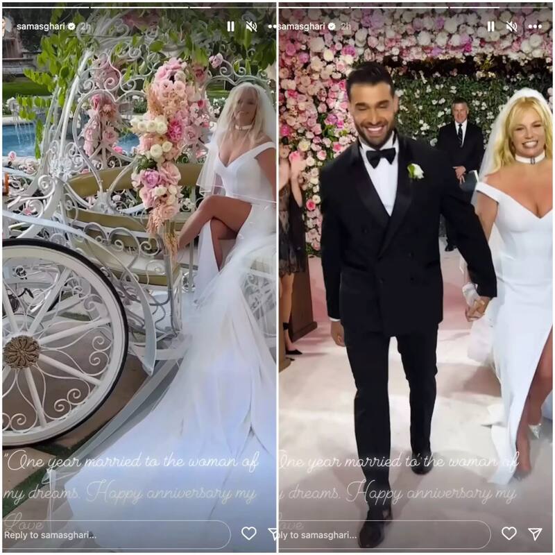 La pareja se casó el 9 de junio de 2022.