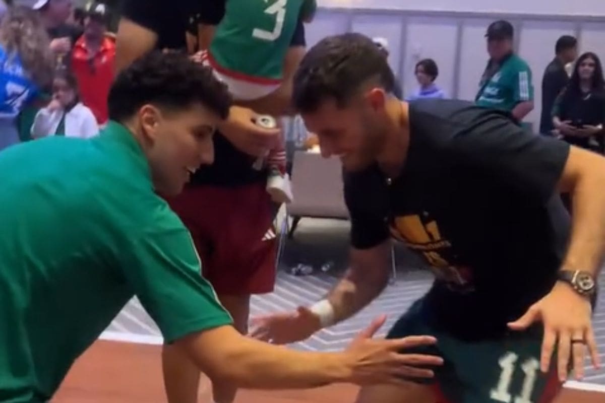 fue uno de los más bailadores en la fiesta de la Selección Mexicana. (Captura de video)