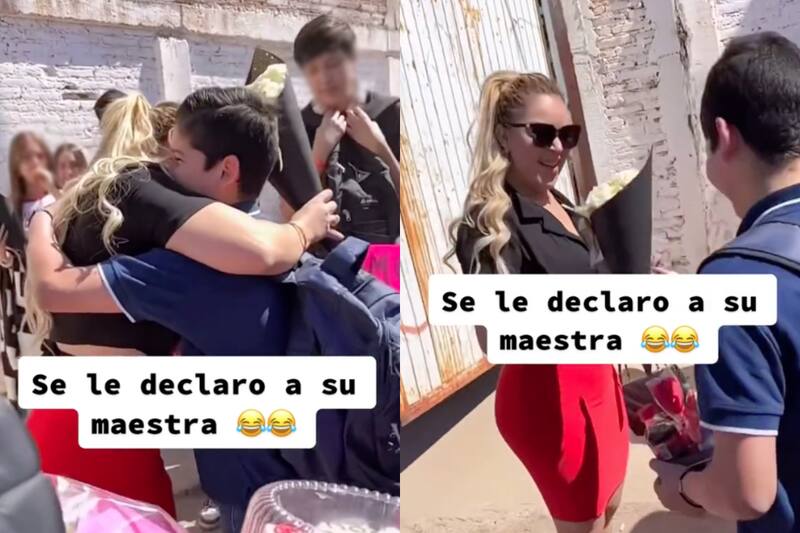 Se le declaró a la maestra y le dijeron que no.