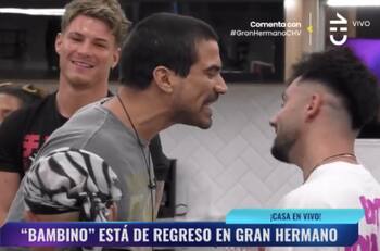 Con un fuerte cruce con Sebastián Ramírez: Así fue el regreso de Bambino a “Gran Hermano” Chile
