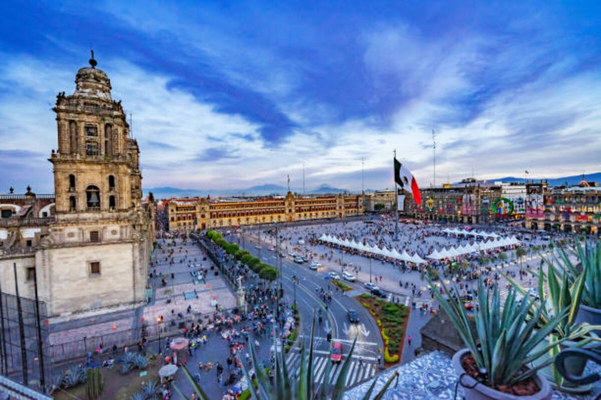 Concierto en el Zócalo Capitalino.