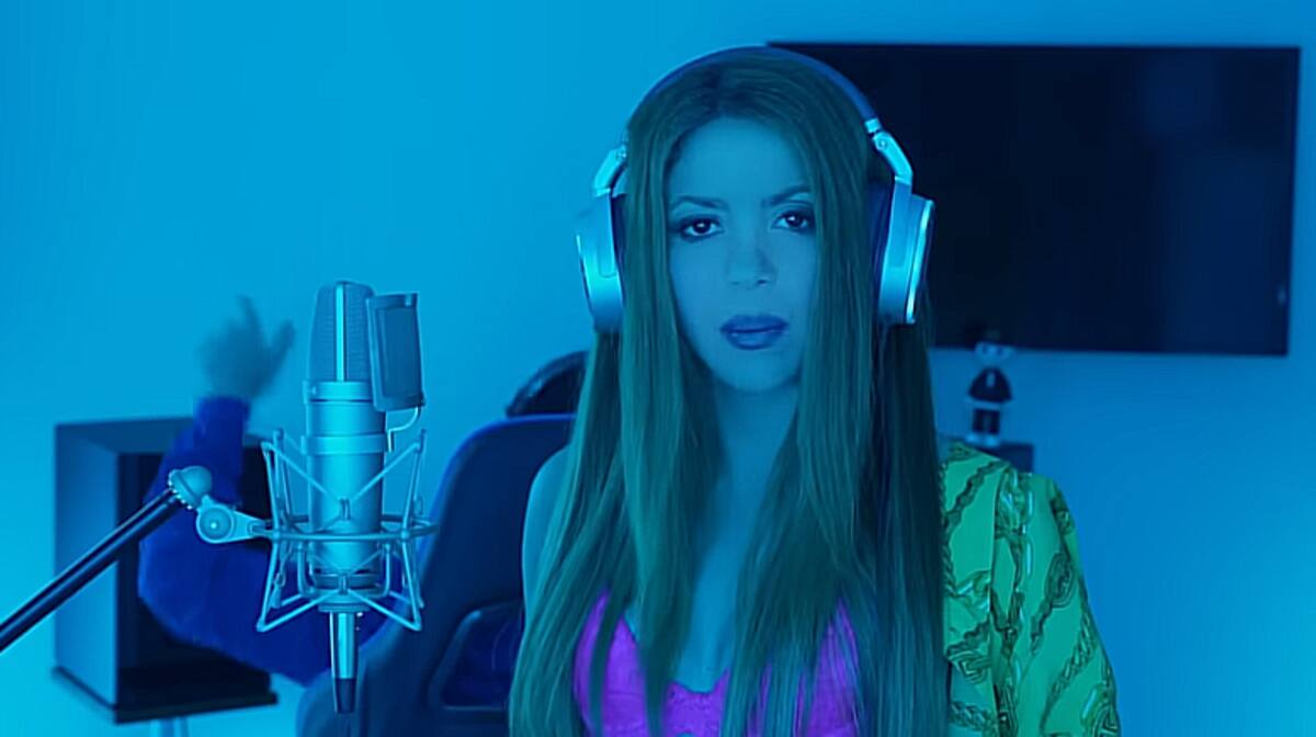 Shakira en el último video junto a Bizarrap, donde le dedicó de todo a Gerard Piqué.