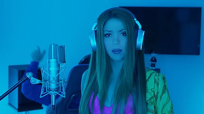 Shakira en el último video junto a Bizarrap, donde le dedicó de todo a Gerard Piqué.