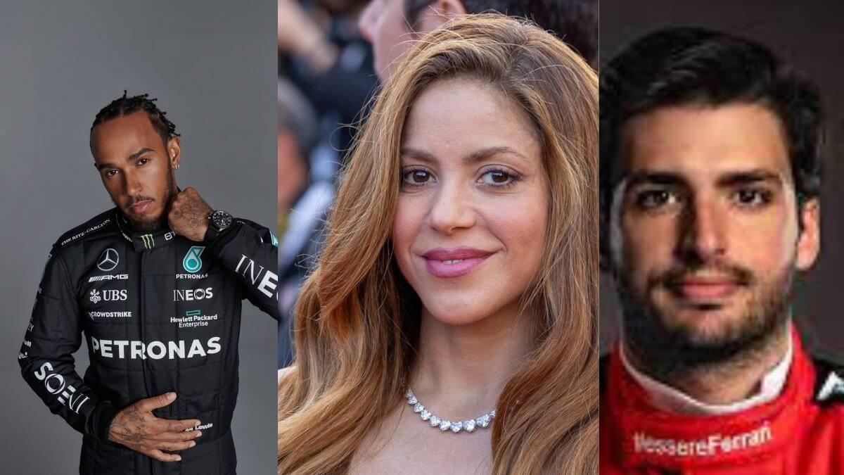 Se revela el nombre del piloto que presentó a Shakira y Lewis Hamilton