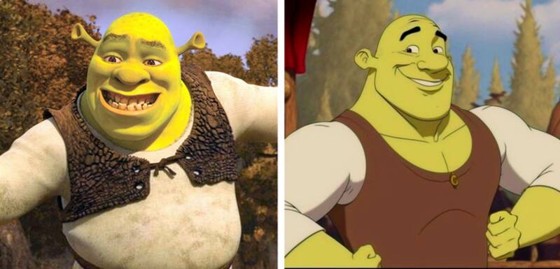 Quizá la apariencia del ogro sí intervino en el éxito que ha tenido, pues sí se ve mejor desde los ojos de DreamWorks