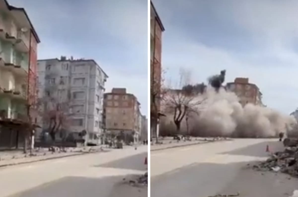 VIDEO| Temblor en Turquía derrumbó varios edificios, se reporta un muerto y 69 heridos