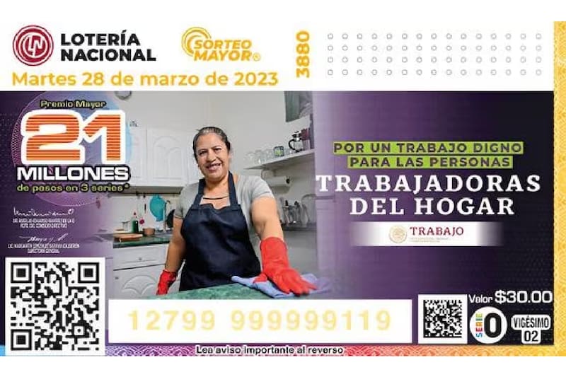 Ganadores del Sorteo Mayor 3880.