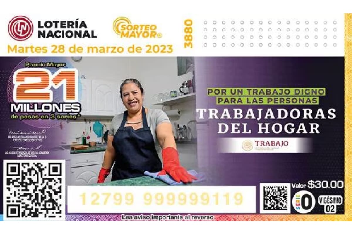 Sorteo Mayor No. 3880: Conoce los resultados del martes 28 de marzo