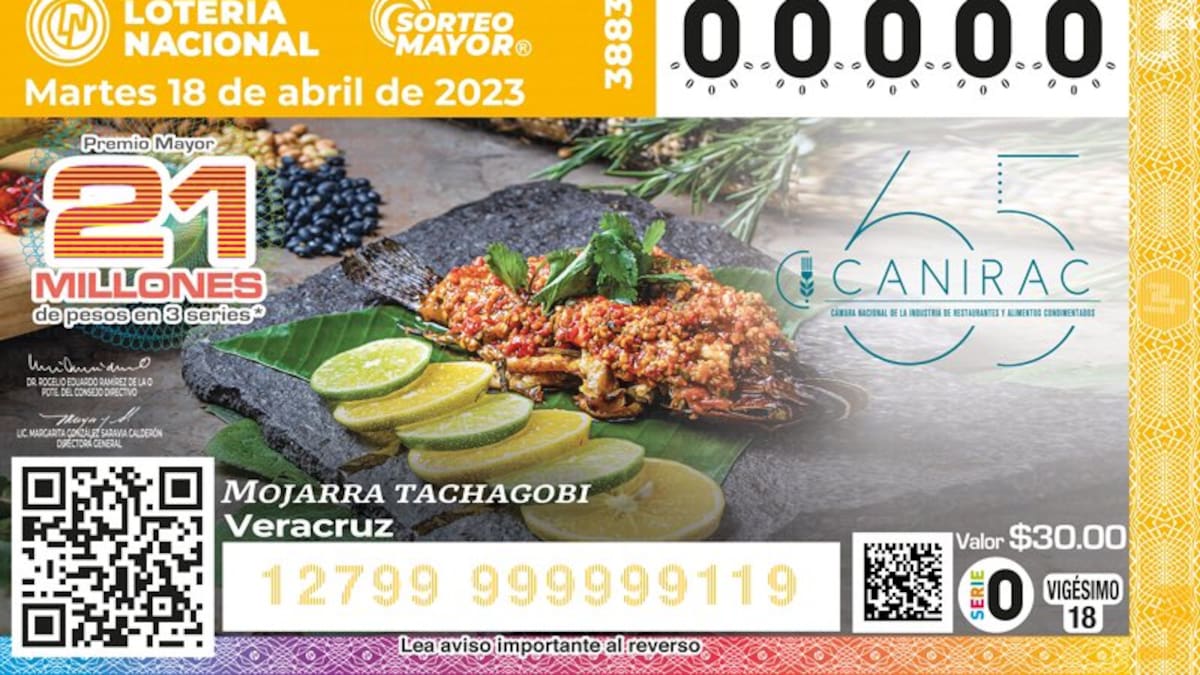Sorteo Mayor No. 3883: Conoce los resultados del martes 18 de abril