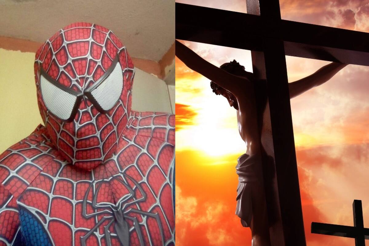 Spider-man salva a Jesús.