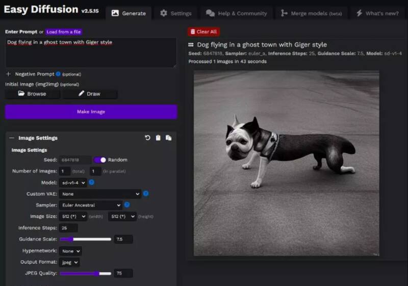 Ingresa a la página web de Stable Diffusion y podrás crear increíbles imágenes.