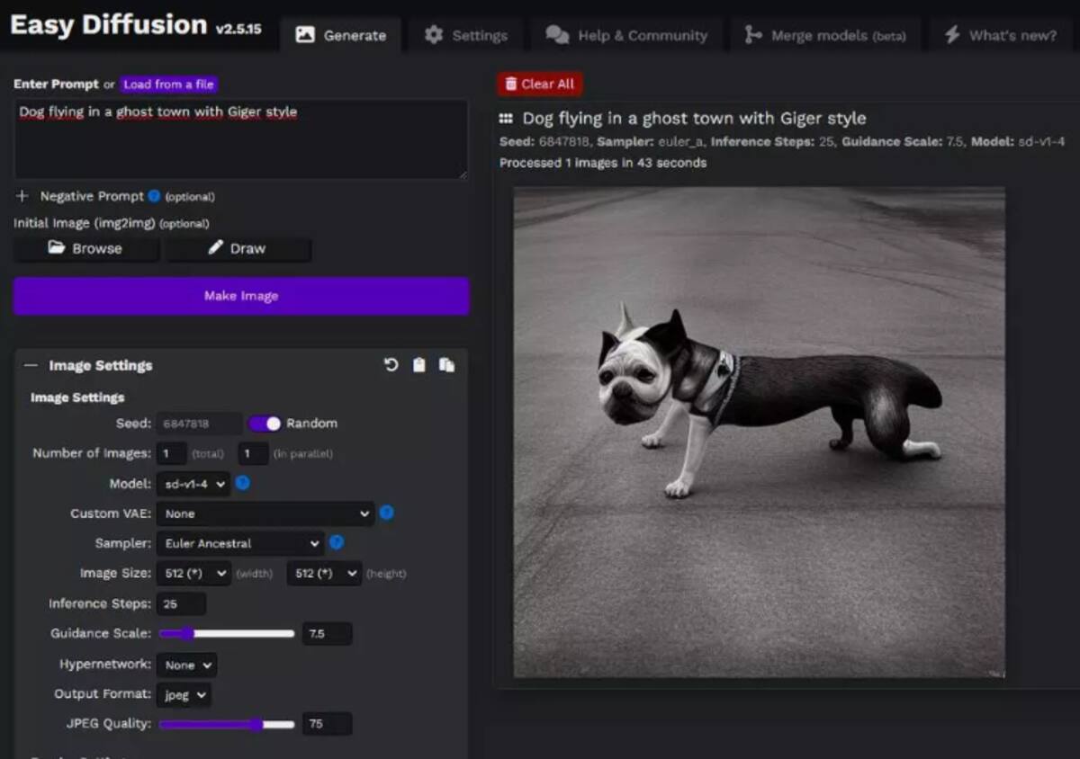 Ingresa a la página web de Stable Diffusion y podrás crear increíbles imágenes.