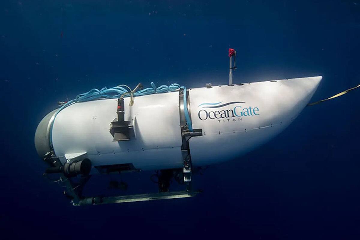 Así es el sumergible. Créditos: OceanGate