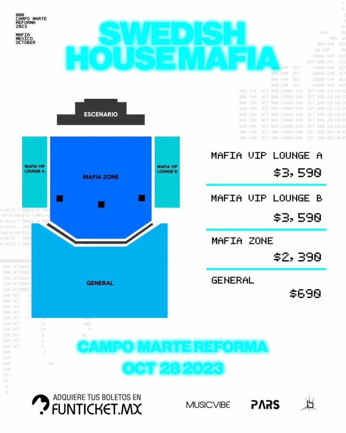 Swedish House Mafia en CDMX 2023