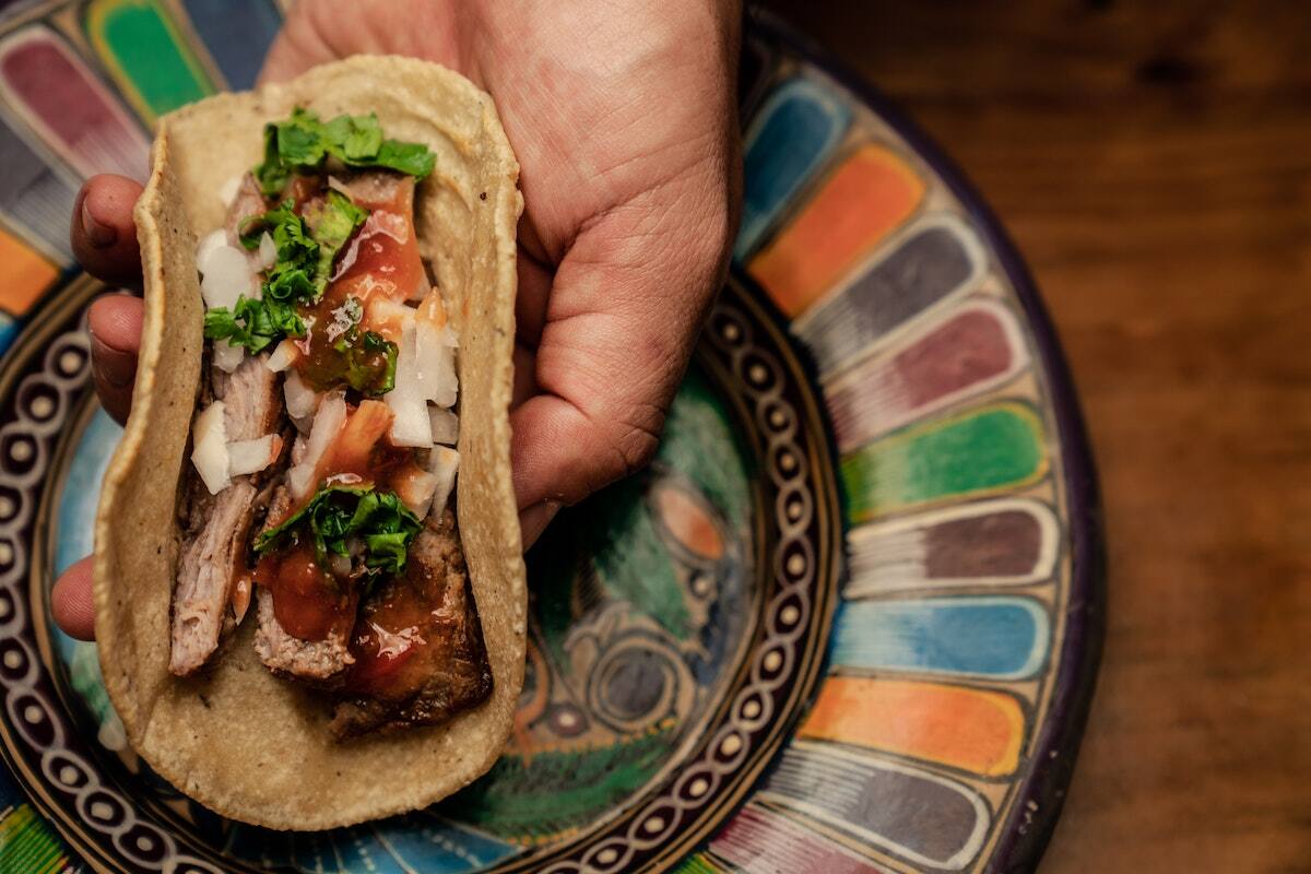 Tacos mexicanos en Coachella.