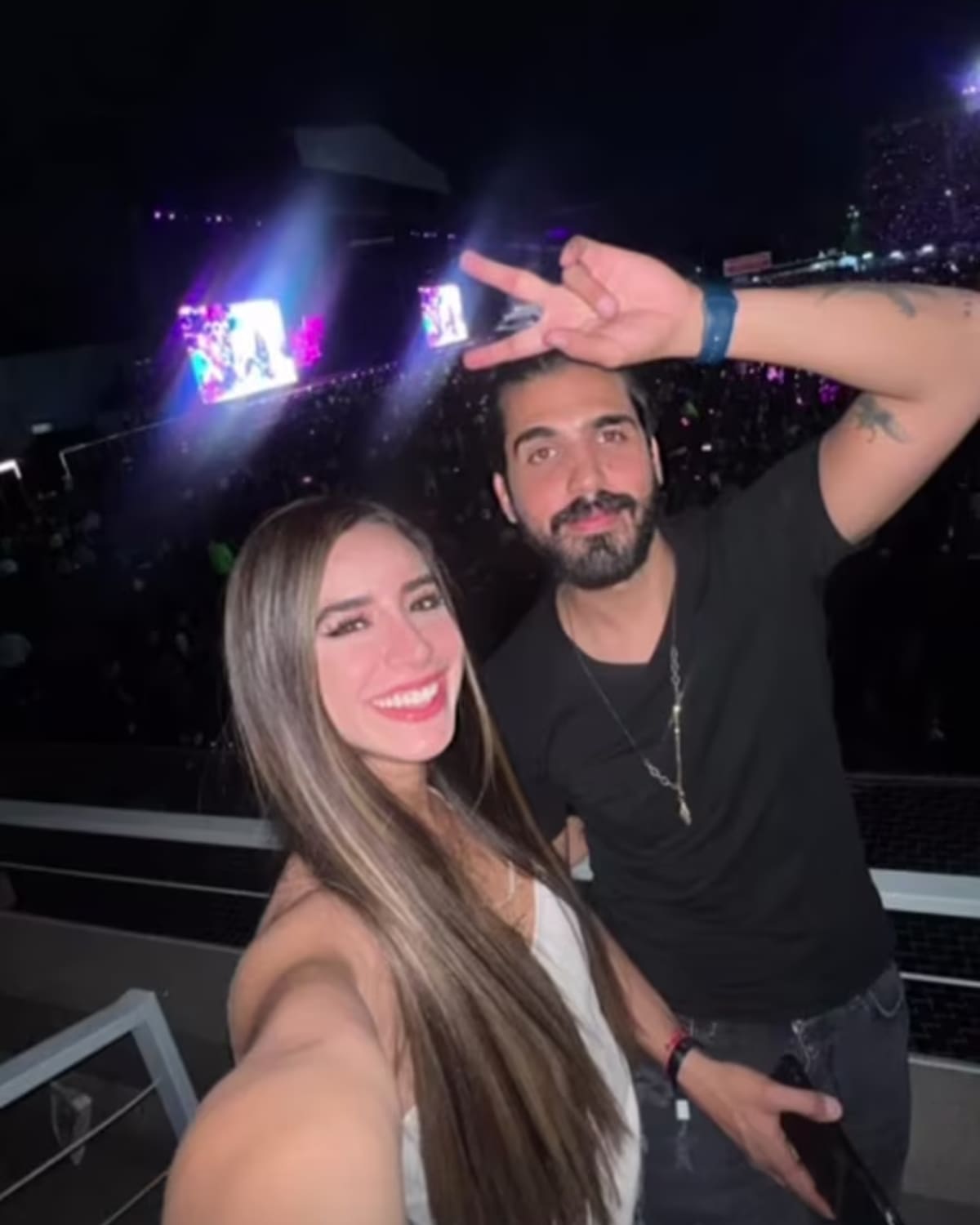 Tammy Parra y su mánager asistieron juntos al concierto de Blackpink