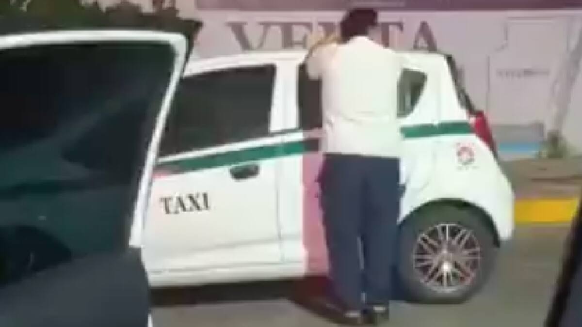 VIDEO | “Te voy a pegar tres balazos”, captan amenaza de taxista en Zona Hotelera de Cancún