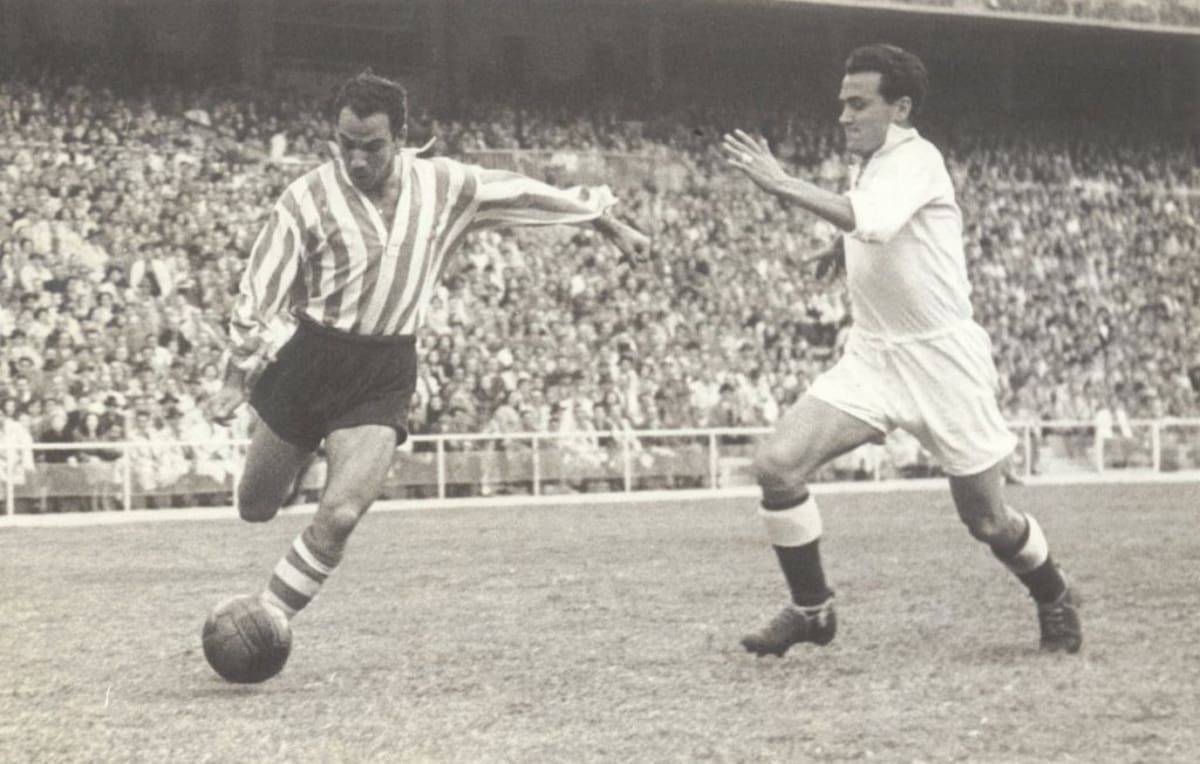 Telmo Zarra hizo historia en el Bilbao desde 1940