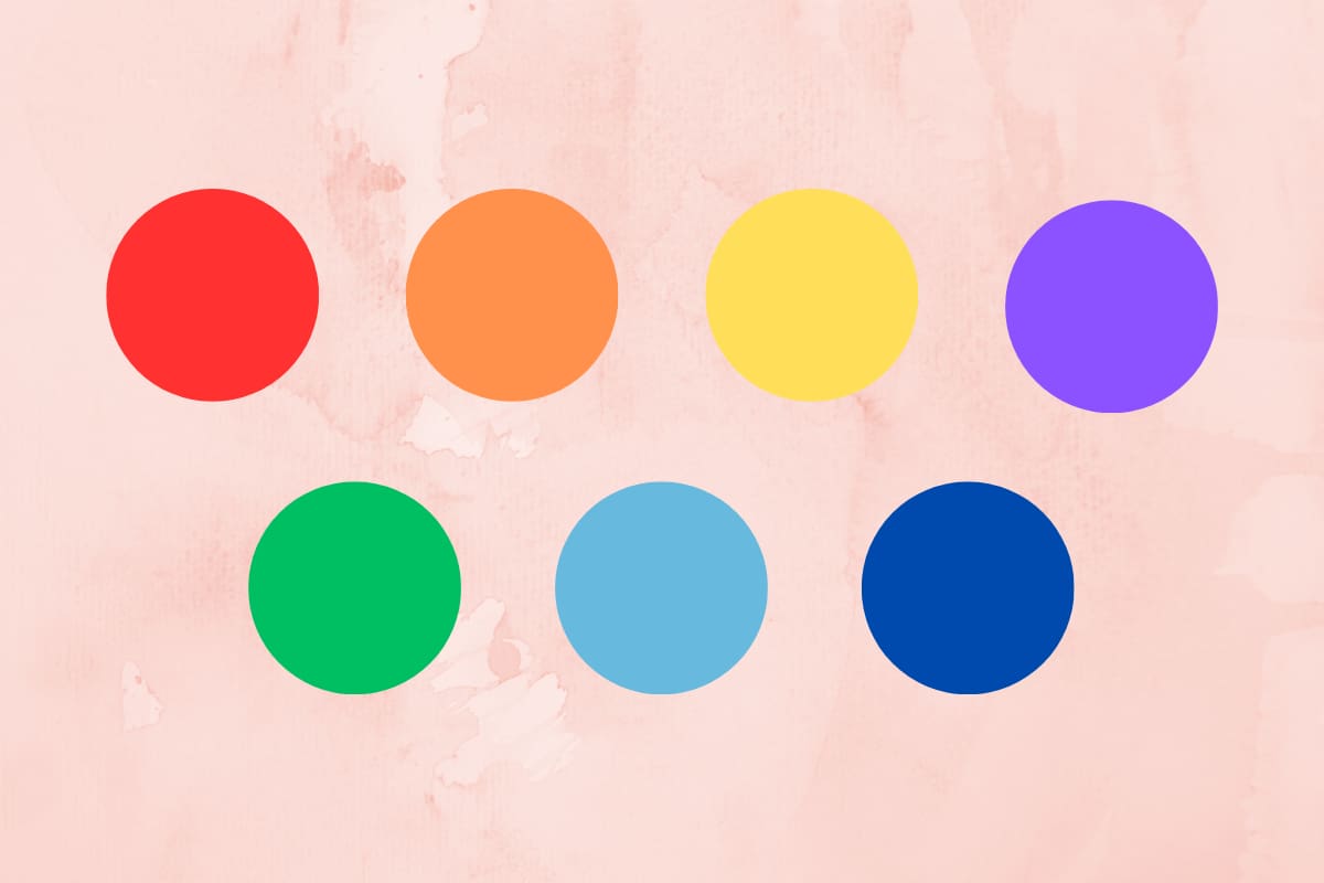 Elige un color y descubre lo que actualmente bloquea tu energía.