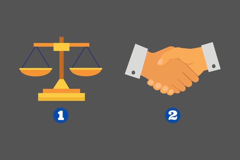 Elige entre la balanza y las manos y descubre tu nivel de honestidad.