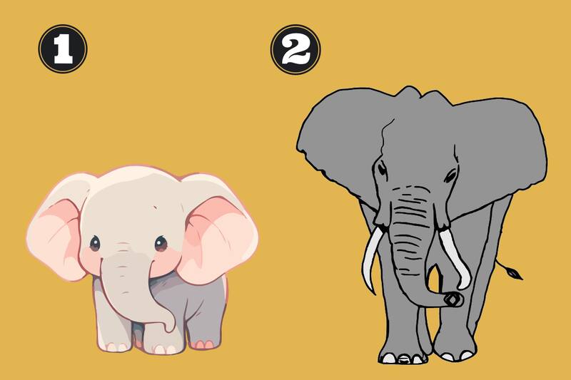 ¿Elefante pequeño o grande?